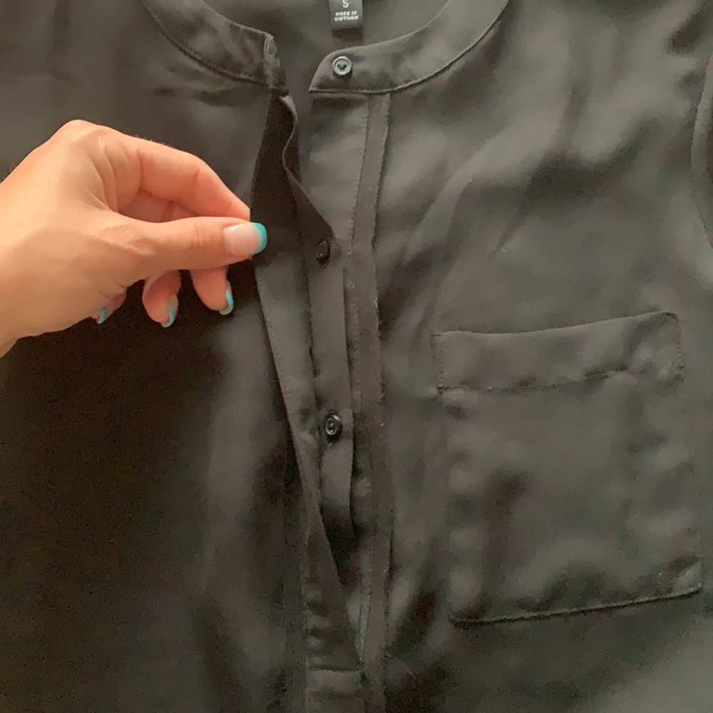 💝 Black blouse 💝 - Picture 6 of 6